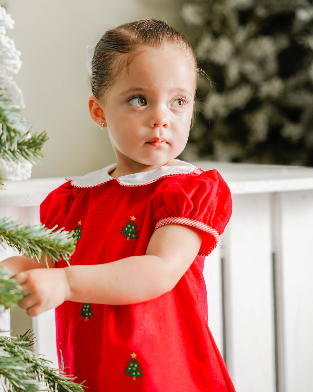 Christmas Tree Kendall Dress zuccinikids Christmas Tree Kendall Dress zuccinikids