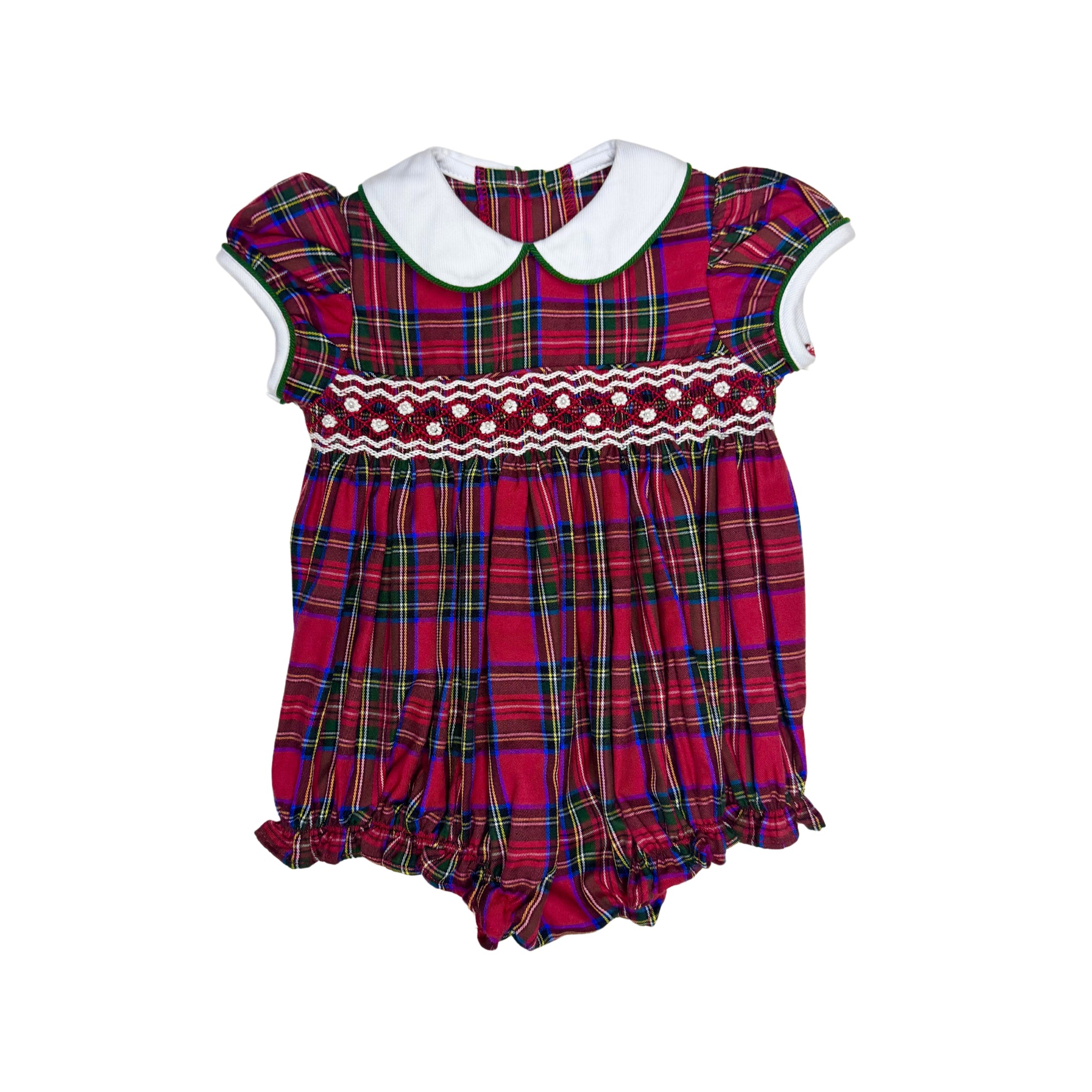 Geo Christmas Plaid Marion Bubble – zuccinikids