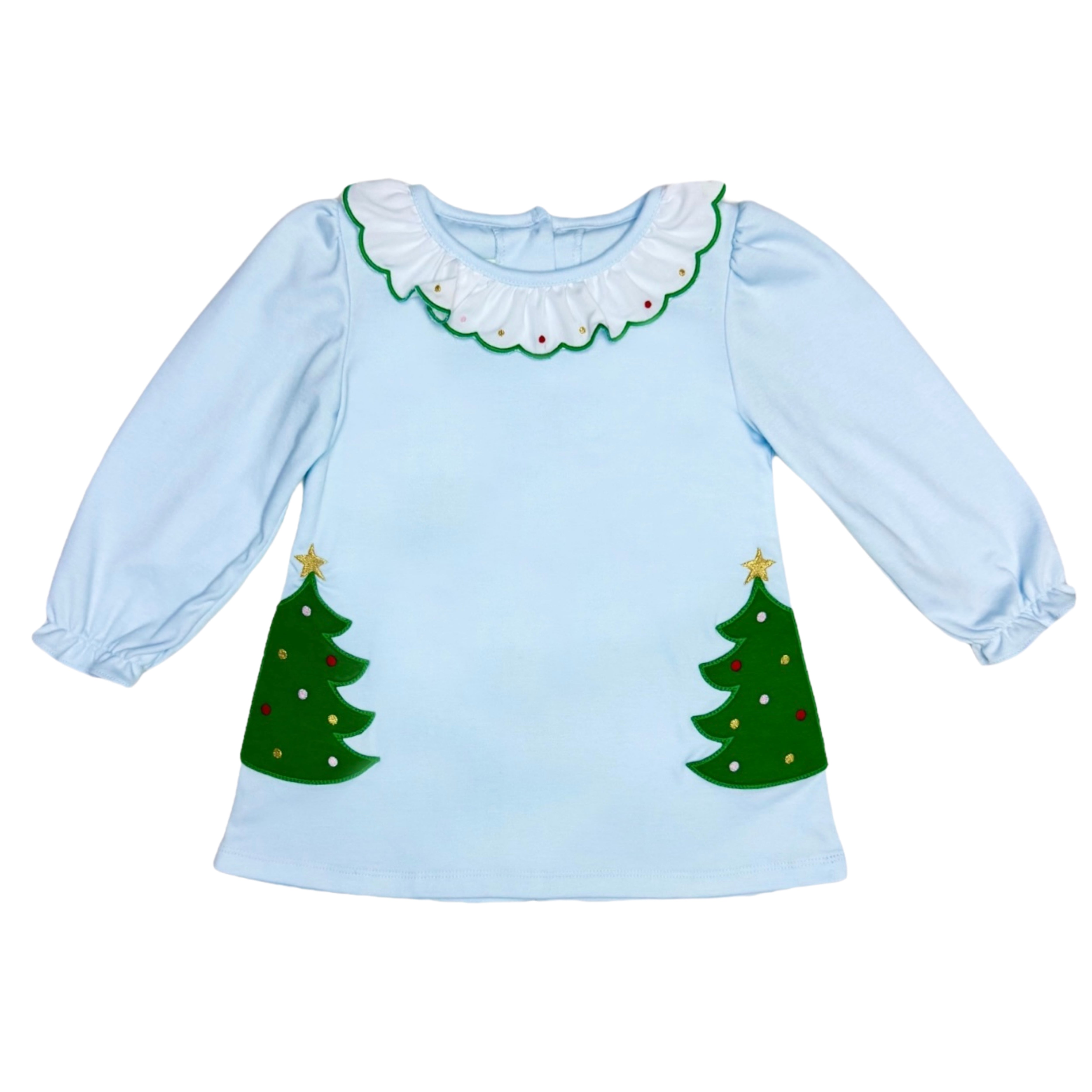 Christmas Tree Amelie Dress zuccinikids Christmas Tree Amelie Dress zuccinikids