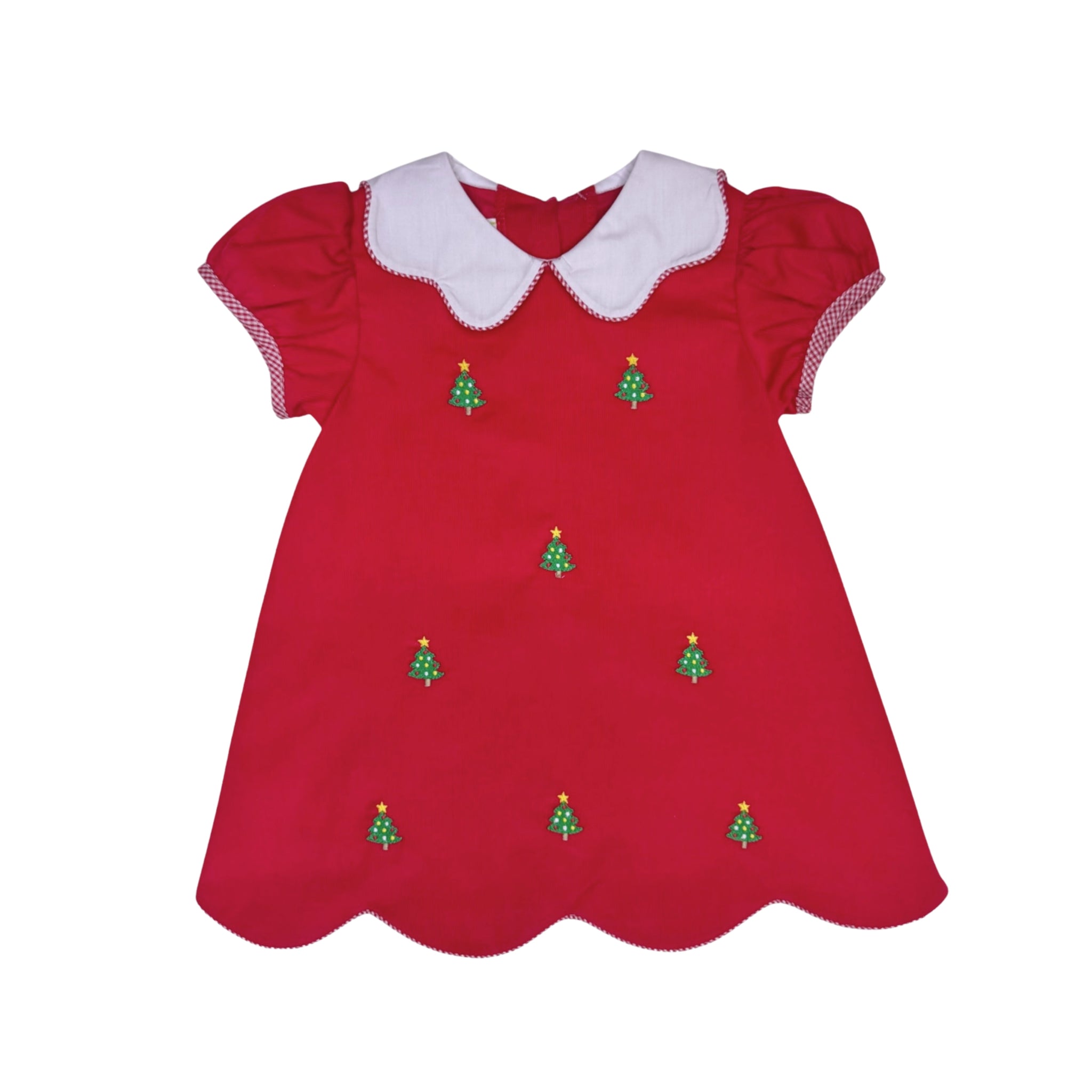 white christmas dresses Christmas Tree Kendall Dress – zuccinikids