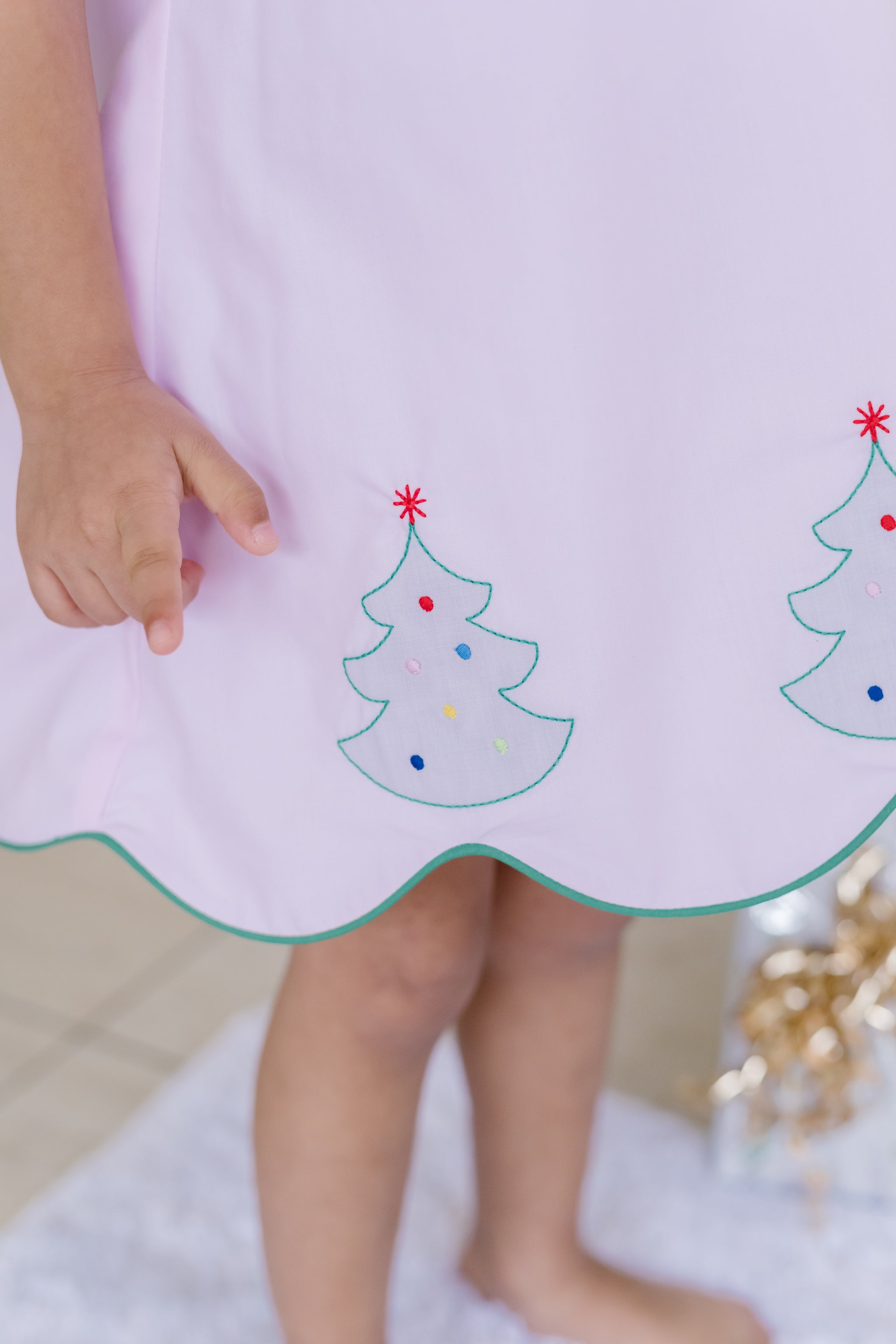 white christmas dresses Christmas Tree Dress & Headpiece main image 0