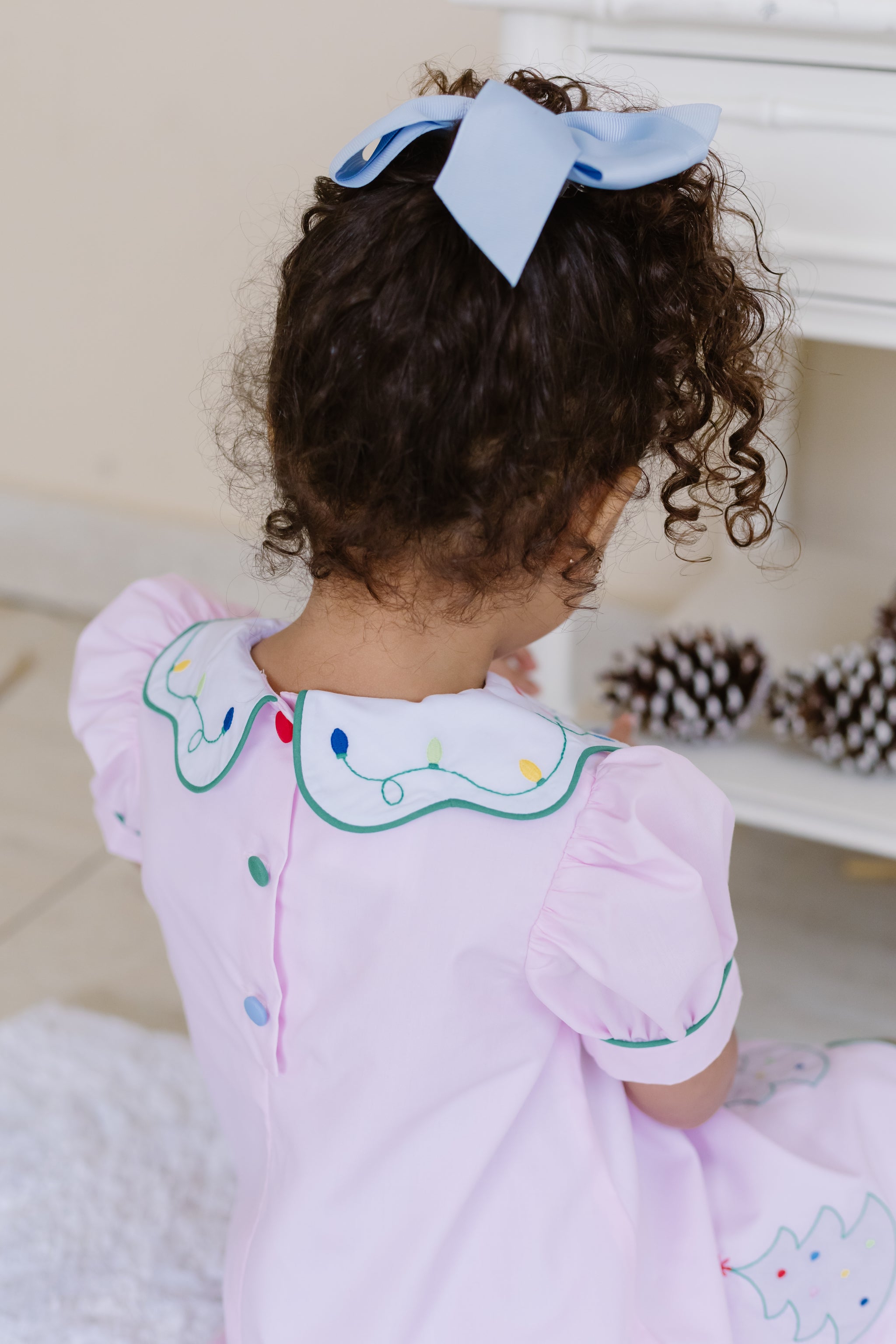Shadow Christmas Tree Kendall Dress zuccinikids Shadow Christmas Tree Kendall Dress zuccinikids